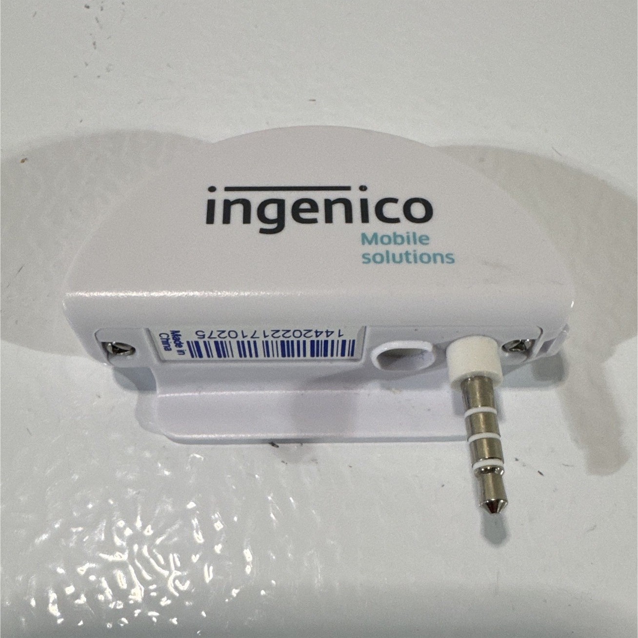 Ingenico Mobile Solutions Credit Card Reader 3.5mm Plug Smartphone untested