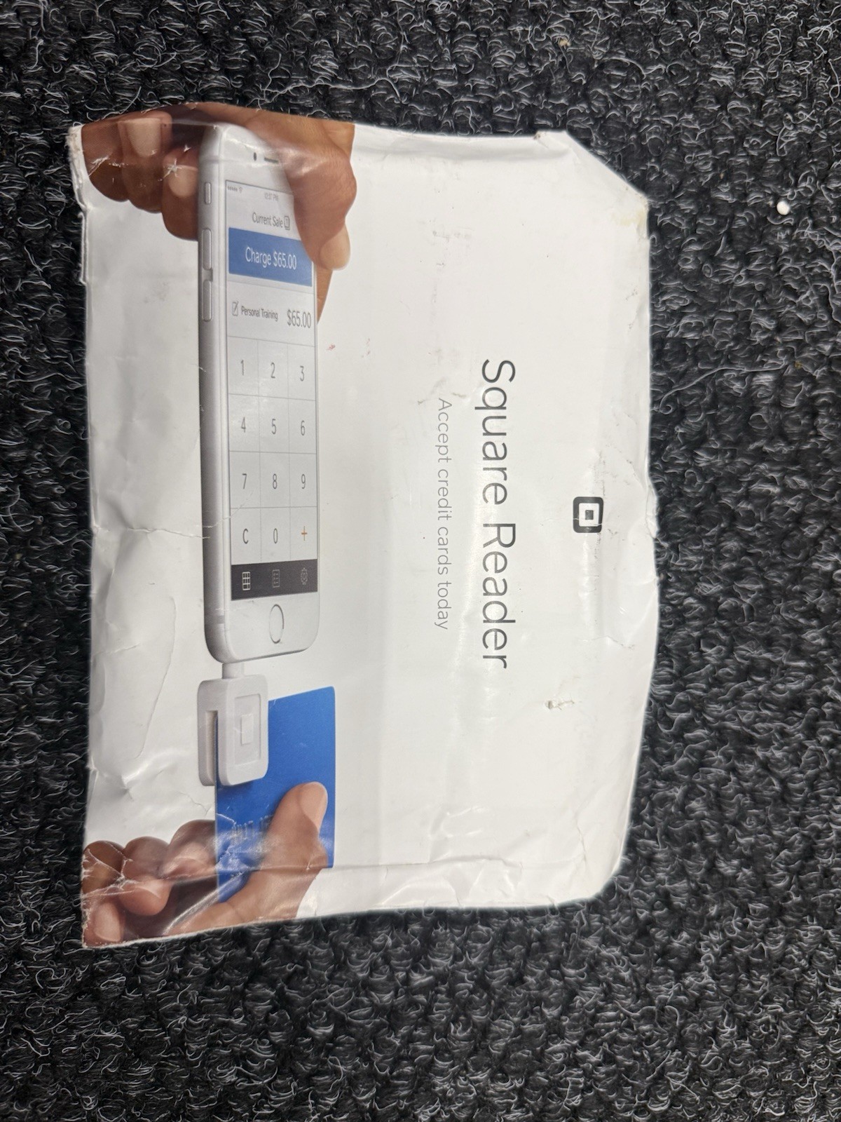 Square A-PKG-0223-04 Credit Debit Card Reader – White for Apple iPhone