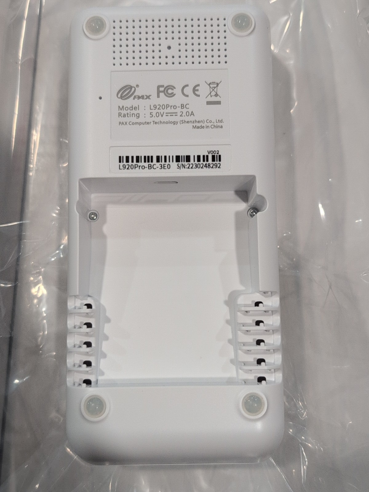 *BRAND NEW* PAX A920 Multifunctional Charging Base L920Pro-BC-3E0 – (BASE ONLY)