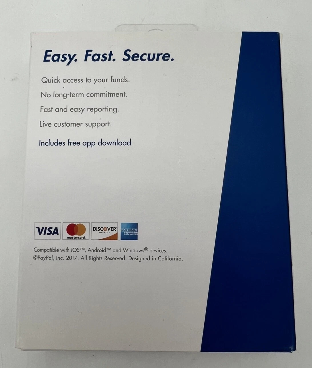 Paypal Mobile Card Reader Scanner Point Of Sale Device iPhone Android Windows