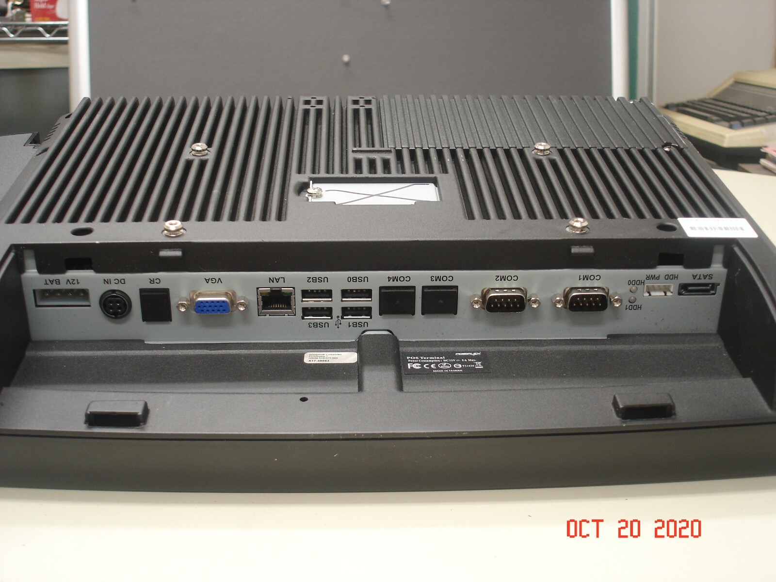 POSIFLEX CERNER CECK1501 POS TERMINAL & SD-700 MAGNETIC READER 2GB NO PSU /COVER