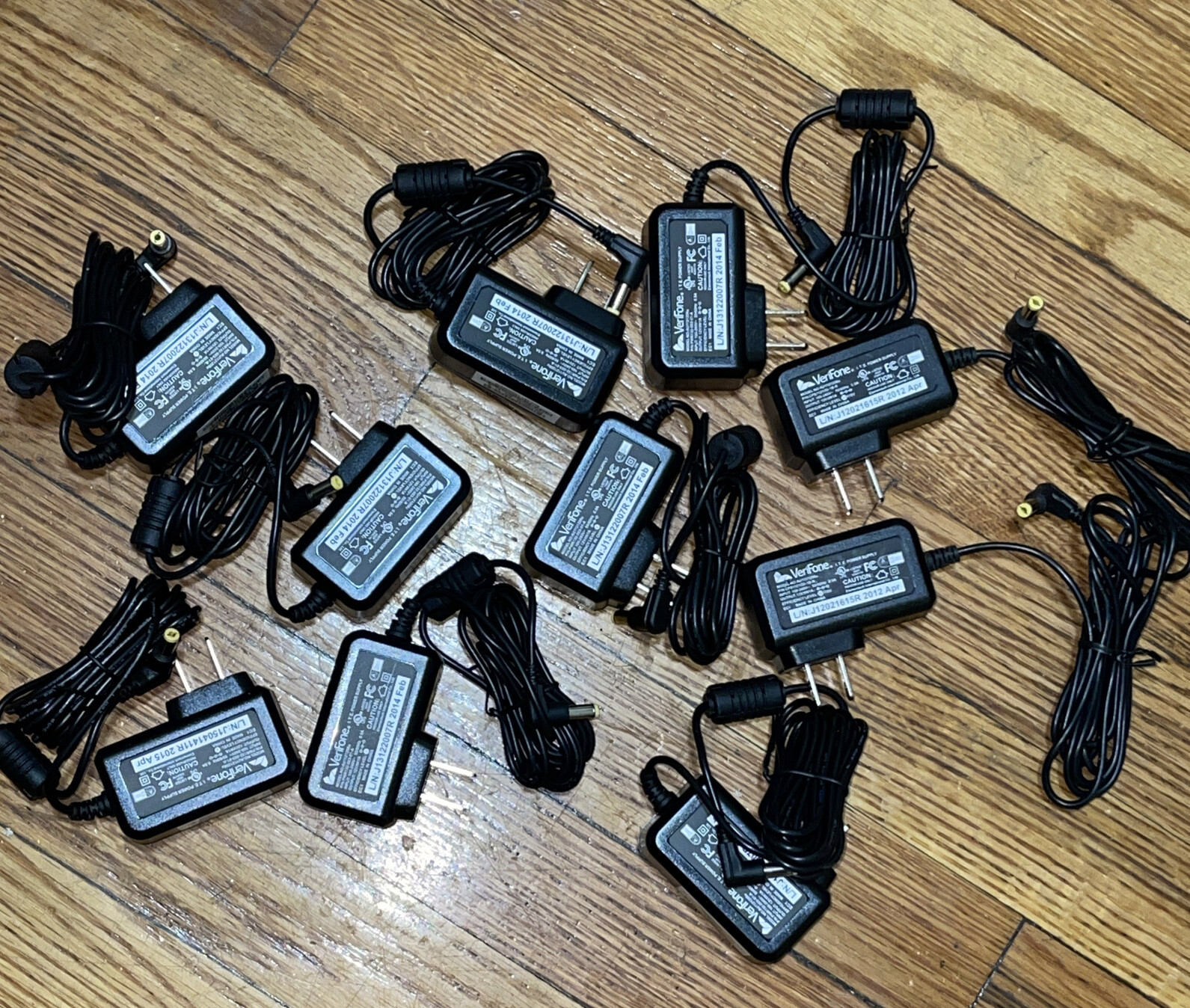 Lot Of(10)NEW! Verifone 12V Power Supply AU1121206U P/N PWR132-003-01-A