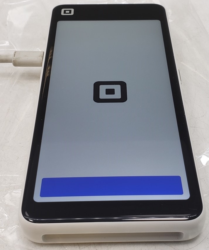 Square slim Handheld Portable Credit Card Machine – Mineral White