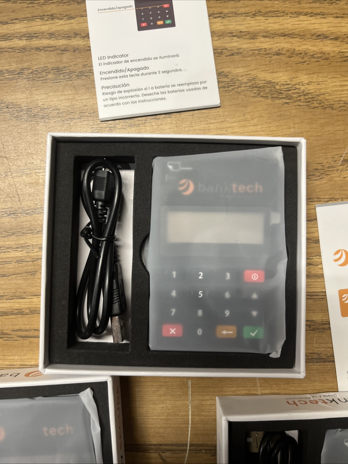 LOT 3 – BankTech Mini Portable Payment Terminal Keypad