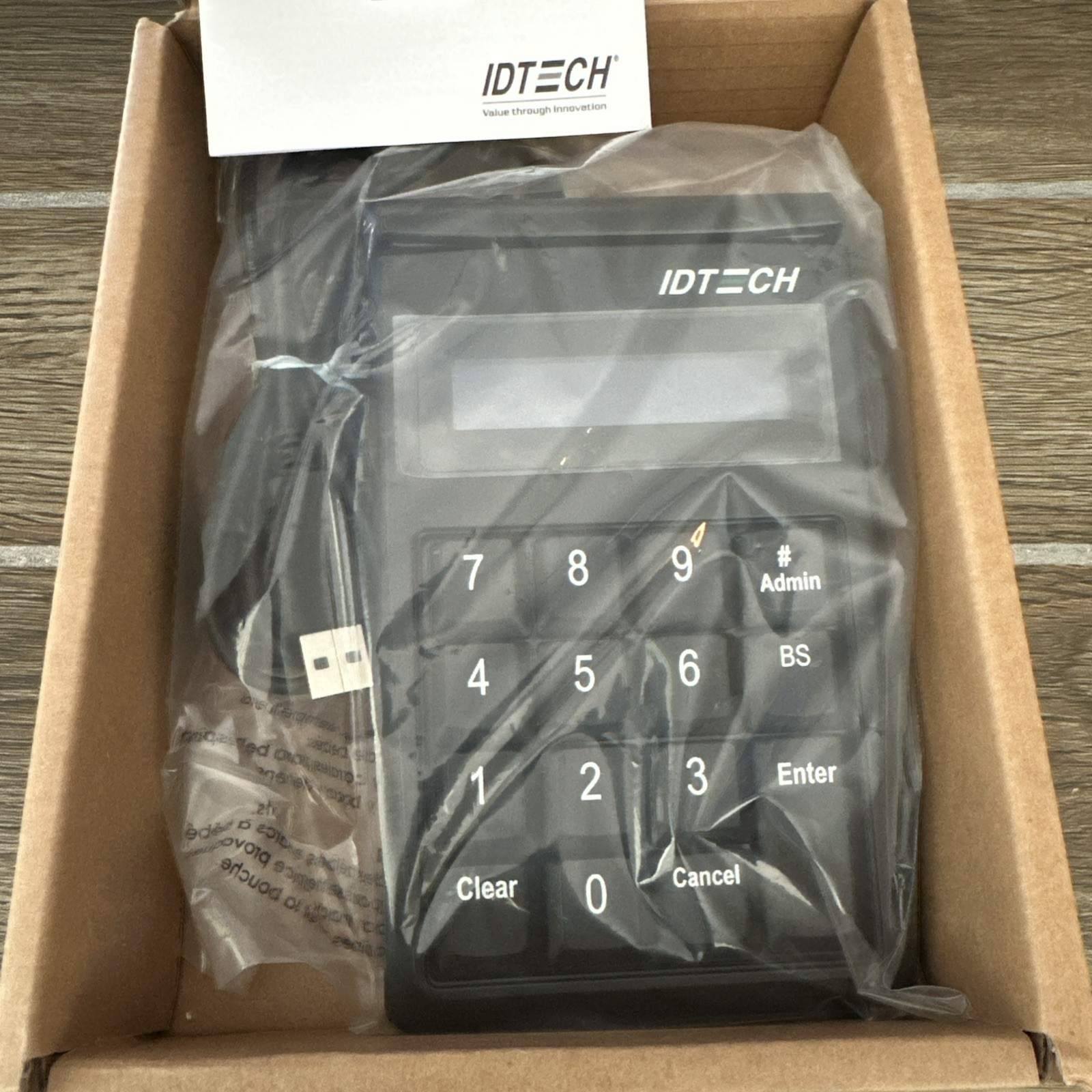 IDTECH SecureKey M100/ M130 ENCRYPTED KEY PAD USB INTERFACE / SEALED