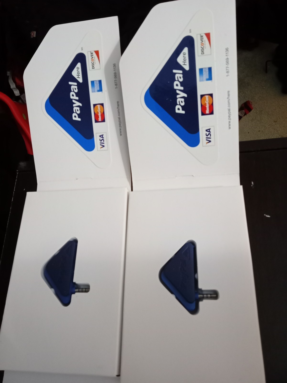 2 PayPal Mobile Credit Card Reader Swiper For iPhone Ear Jack