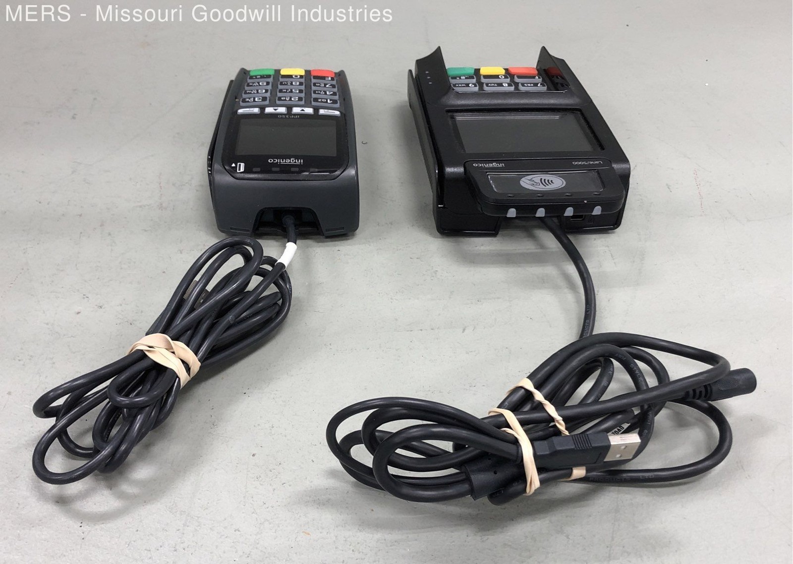 Ingenico iPP350 & Lane/5000 Payment Terminals 2 Piece Lot Untested