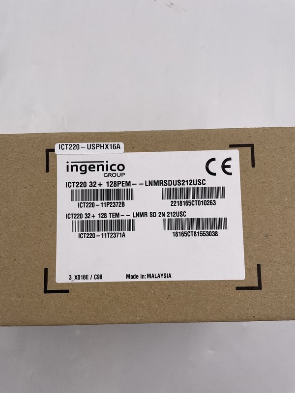 INGENICO ICT220-11P2372B CREDIT CARD/CHIP READER POS TERMINALS