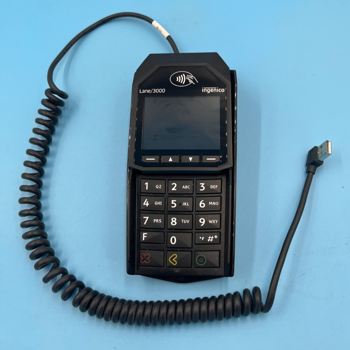 Ingenico Lane/3000 Payment Terminal -Credit Card -Touch POS + with USB Cable