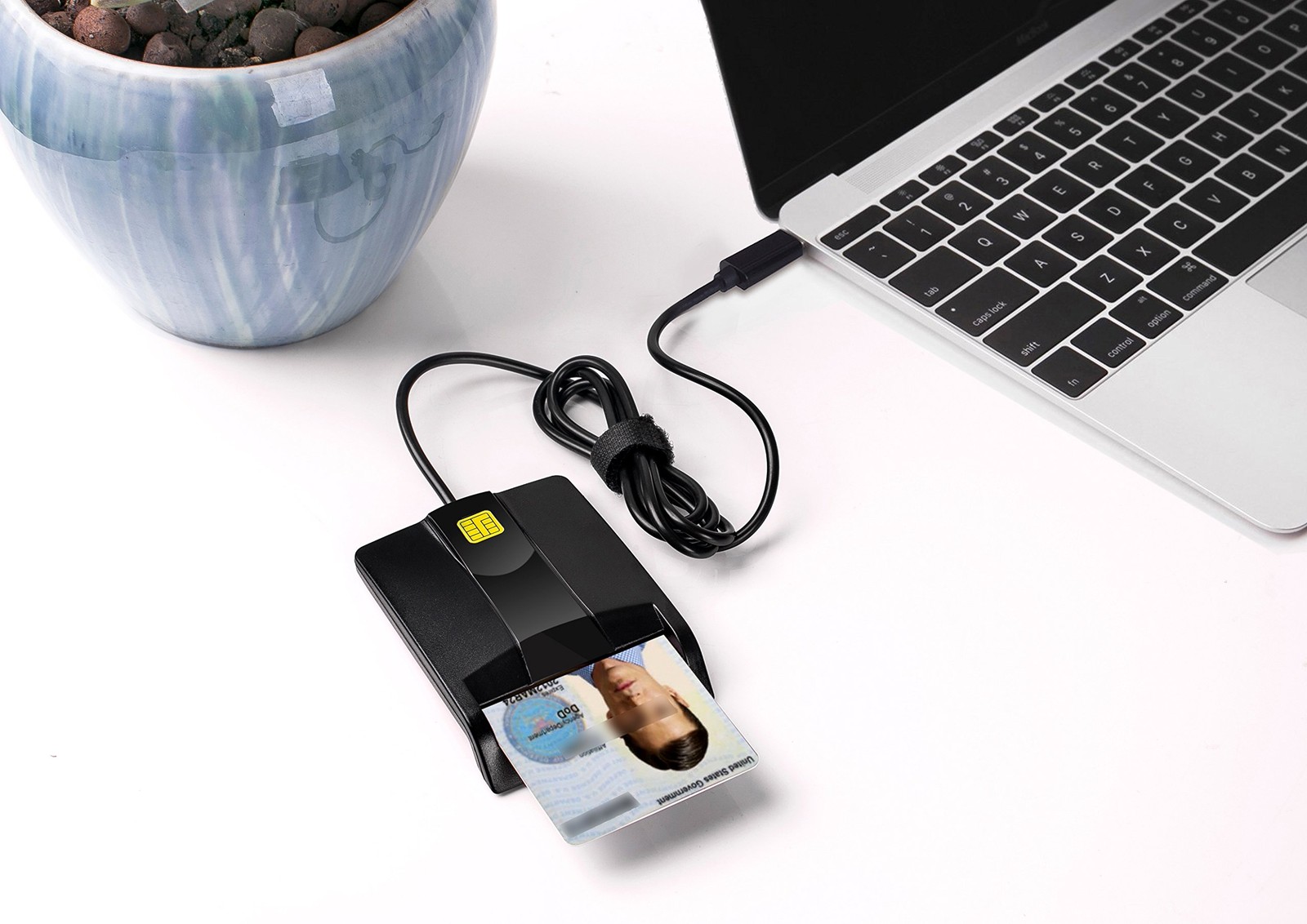 USB-C Smart Card Reader CAC DOD Compatible Windows Mac OS XP/7/8/10