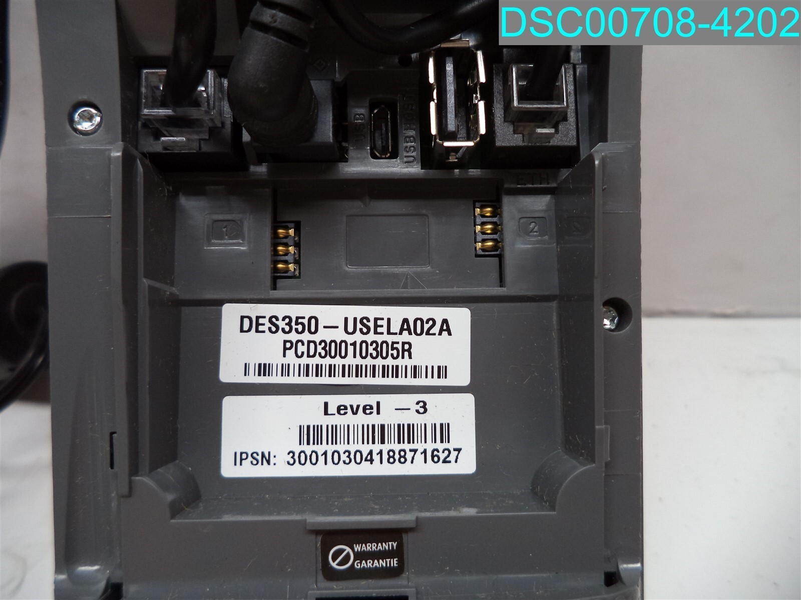 Used Item INGENICO DESK/3500 TCD30010304R