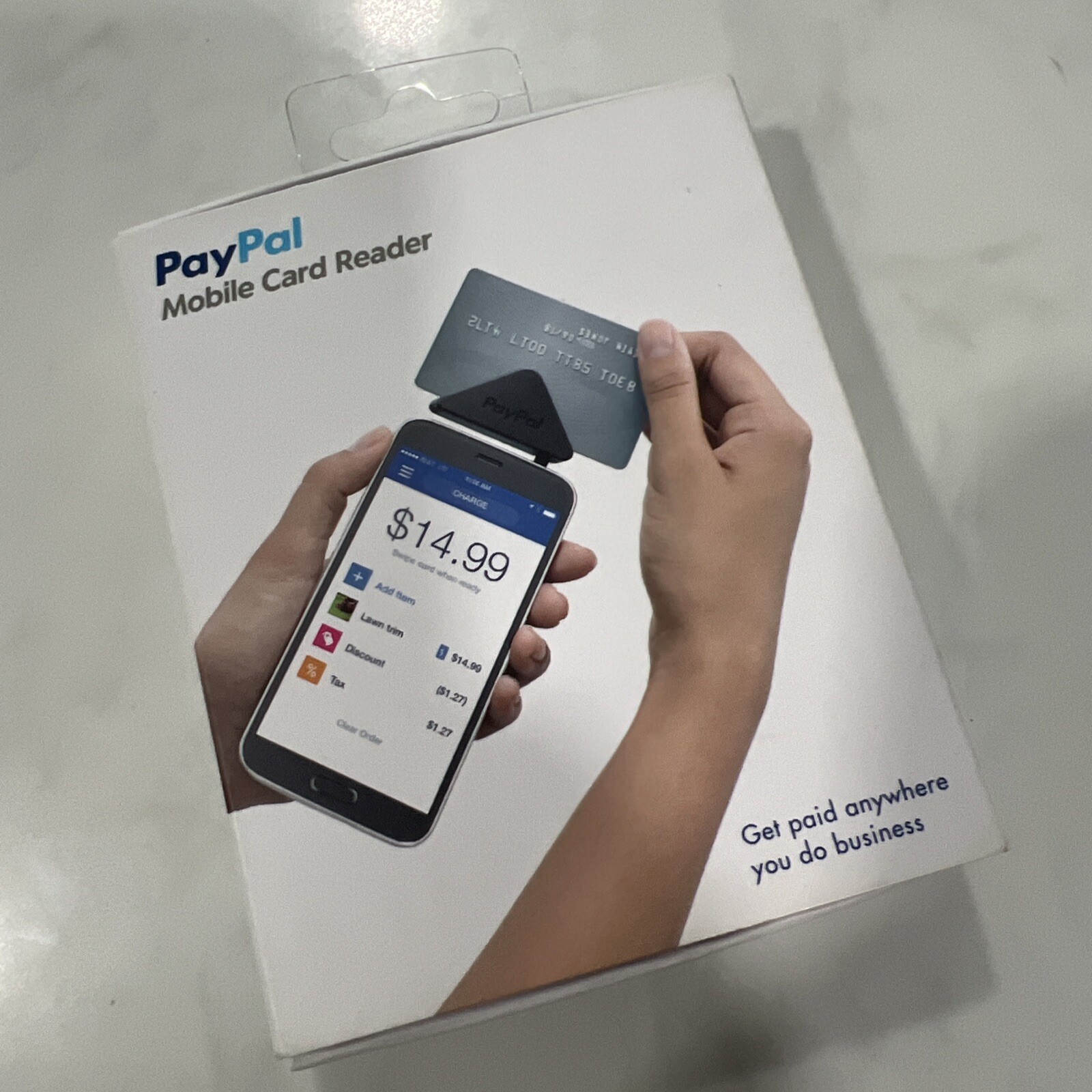Paypal Mobile Card Reader Scanner Point Of Sale Device iPhone Android Windows