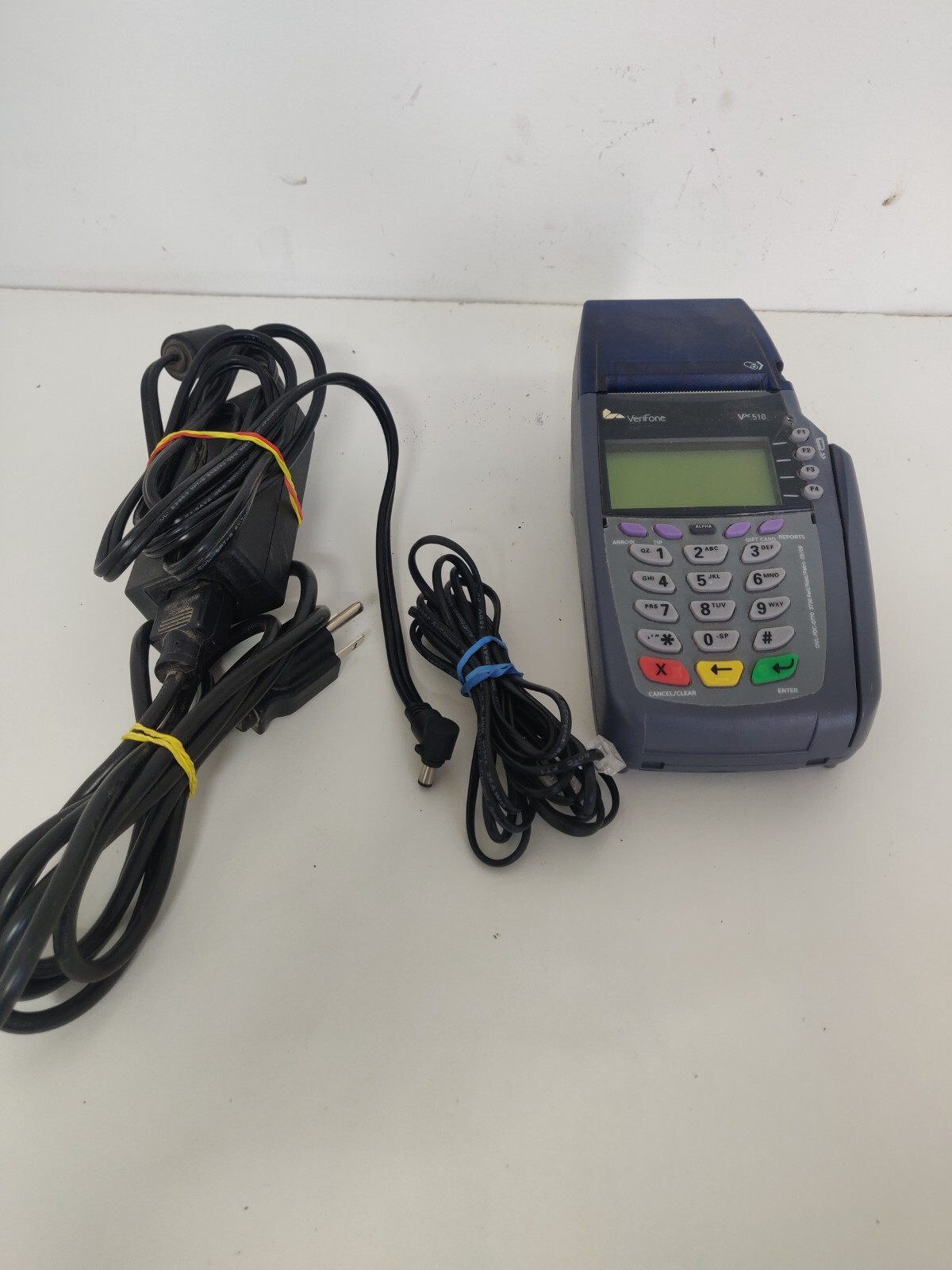 VeriFone VX510 Model: OMNI5100 Credit Card Terminal Reader 07239D