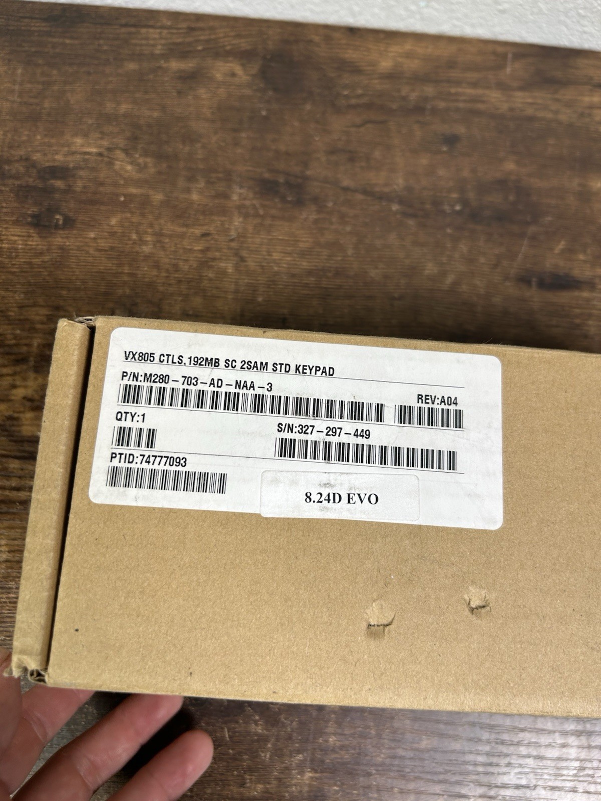 VeriFone VX805 CTLS Pin Pad Tamper Chip/Card Reader –