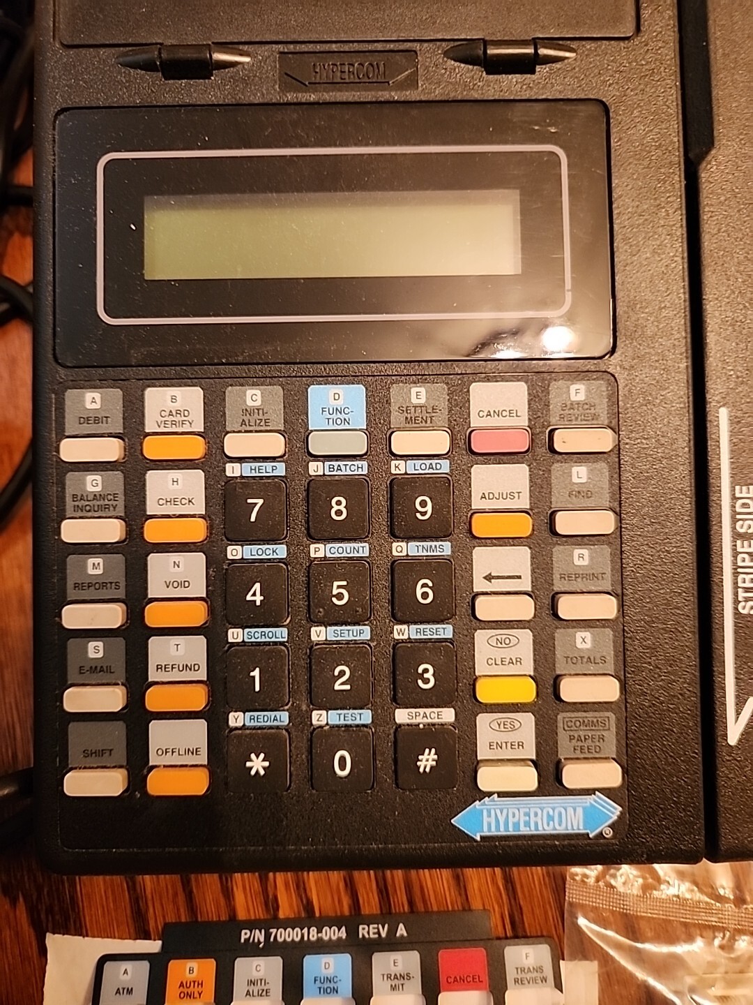 HYPERCOM T7P-T T7 Credit Card Terminal Reader Machine with Power Supply