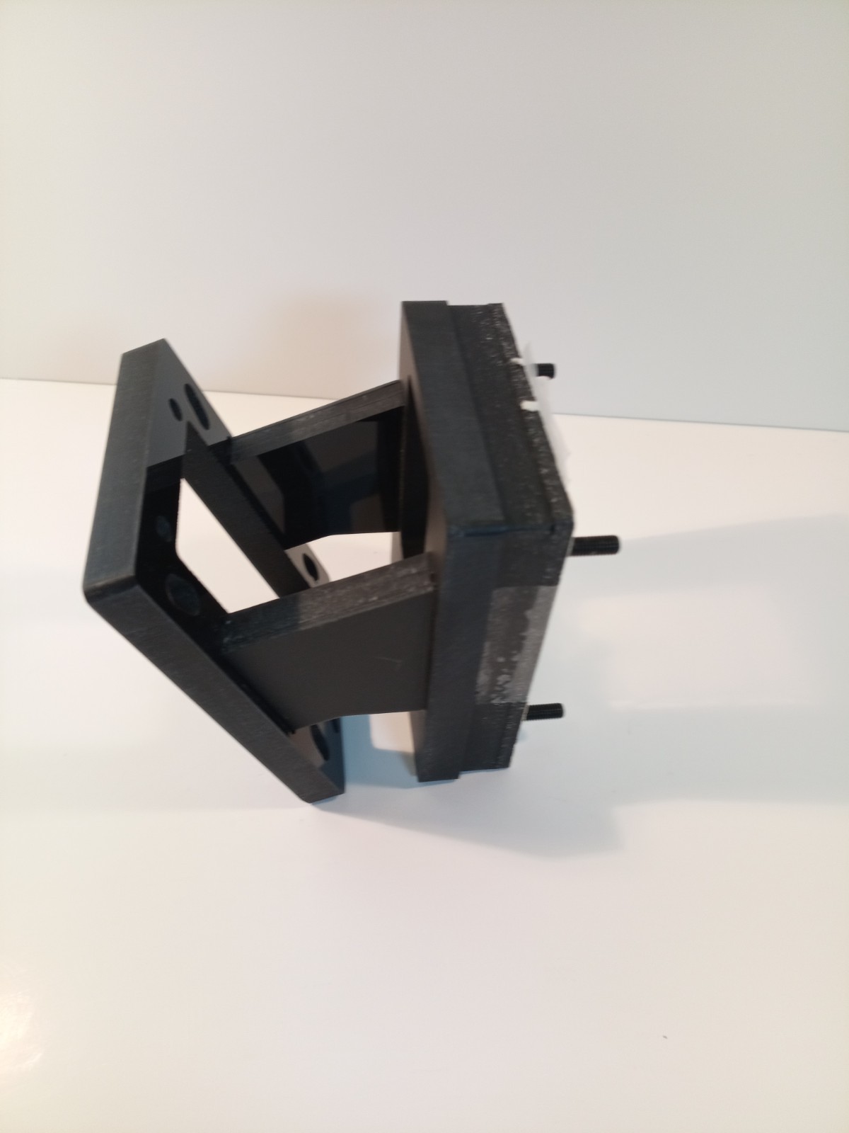 Parlevel Systems POS Kiosk Angled Card Reader Mounting Bracket, Black
