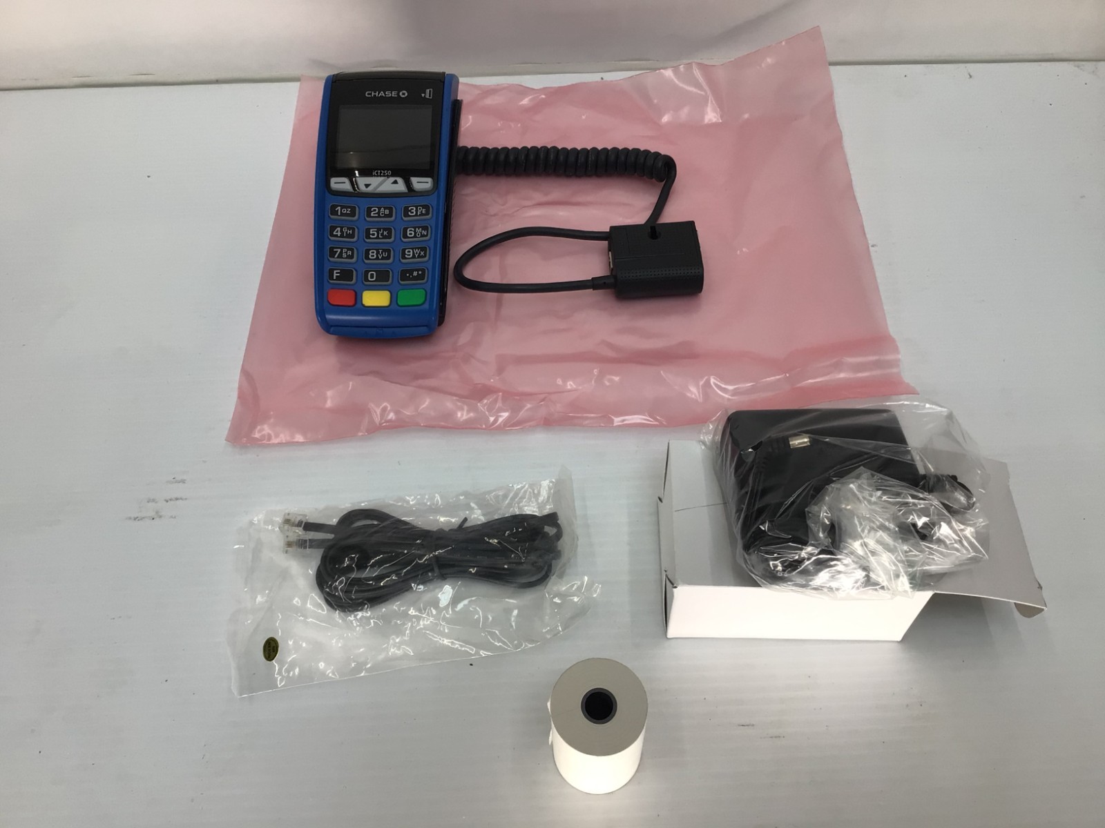 Chase Ingenico iCT250 Credit Card Terminal iCT250-11P27318 POS Reader USB Cable