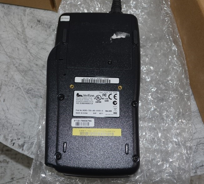 NEW OPEN BOX VERIFONE vx805 m280-703-ab-wwb-3 A05 Credit Card Reader SEE NOTES