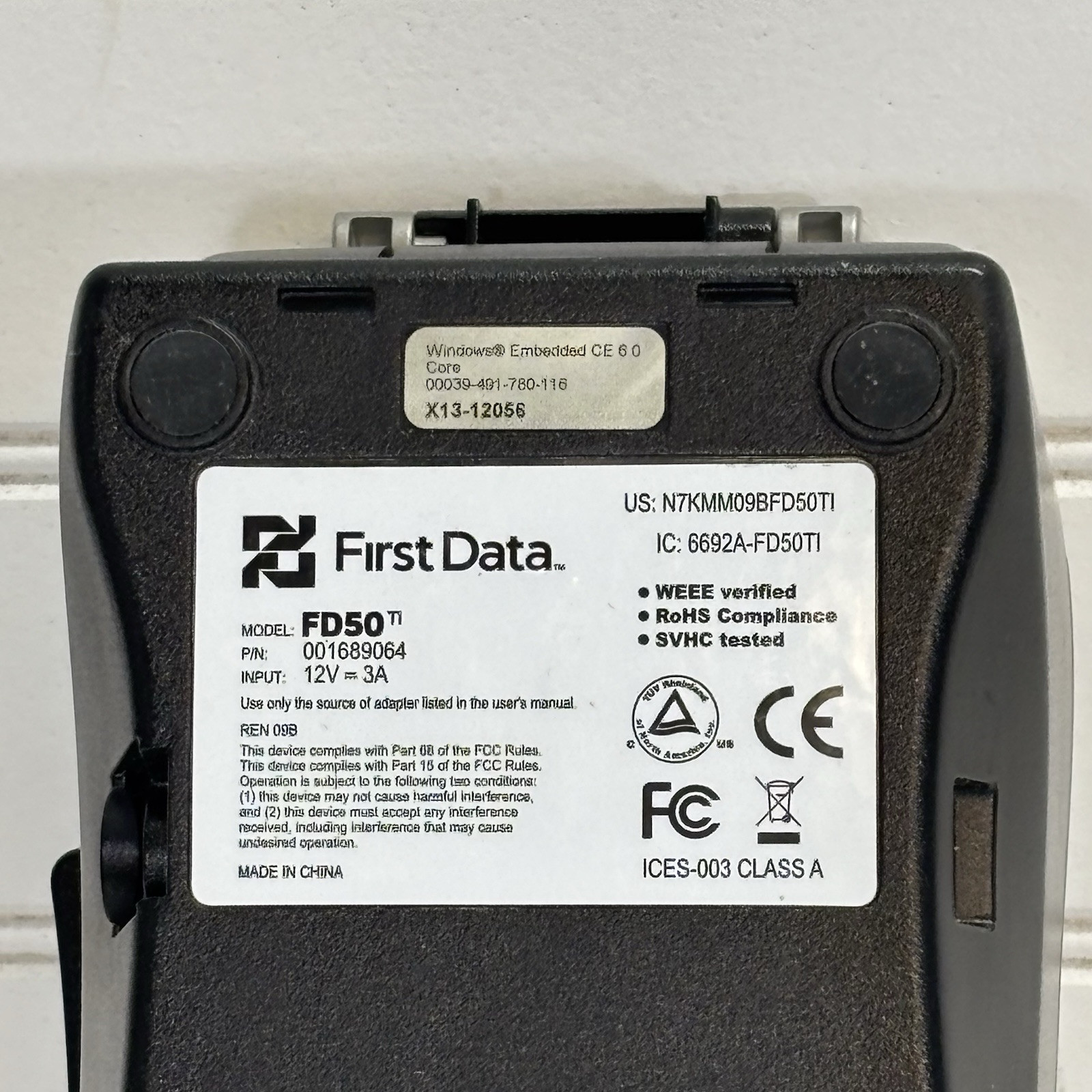 First Data FD50 Ti Credit Card Terminal Lot Of 6