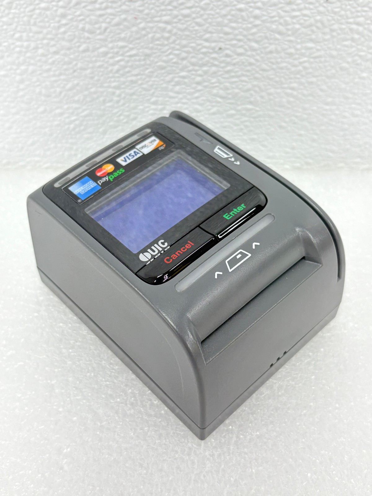 PRE OWNED | UIC BEZEL8 Contactless Smart Card POS Reader Terminal Only – Black