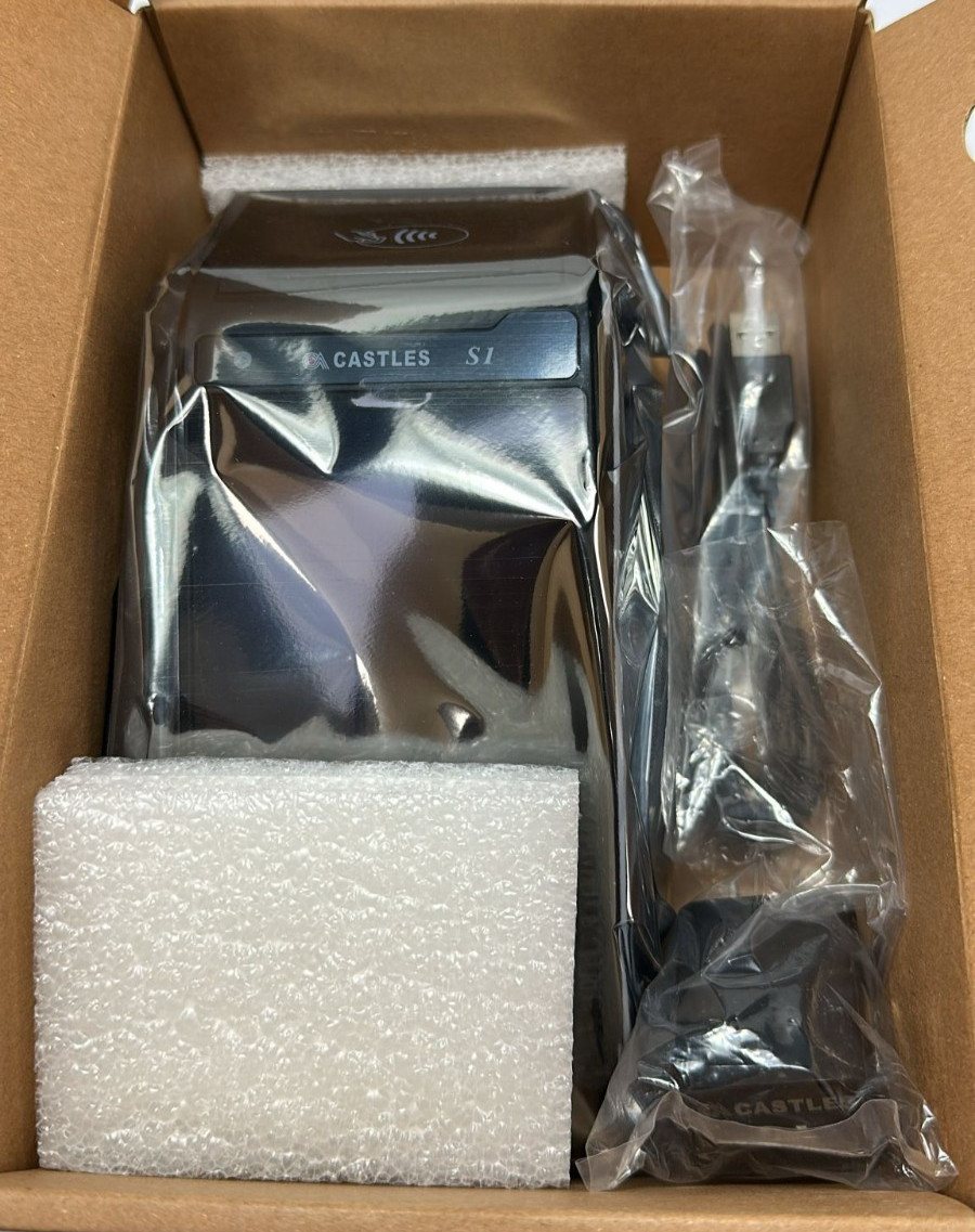 Castle Saturn1000 Android Wireless POS Terminal S1F-G1-WI-BT-CL-RC-BS-4S