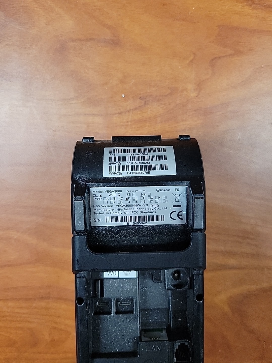 DEJAVOO Z11 VEGA3000 Credit Card Terminal