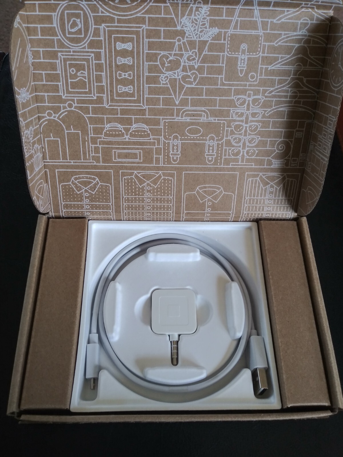 Square Reader Magstripe Reader & Micro USB Cable only NEW