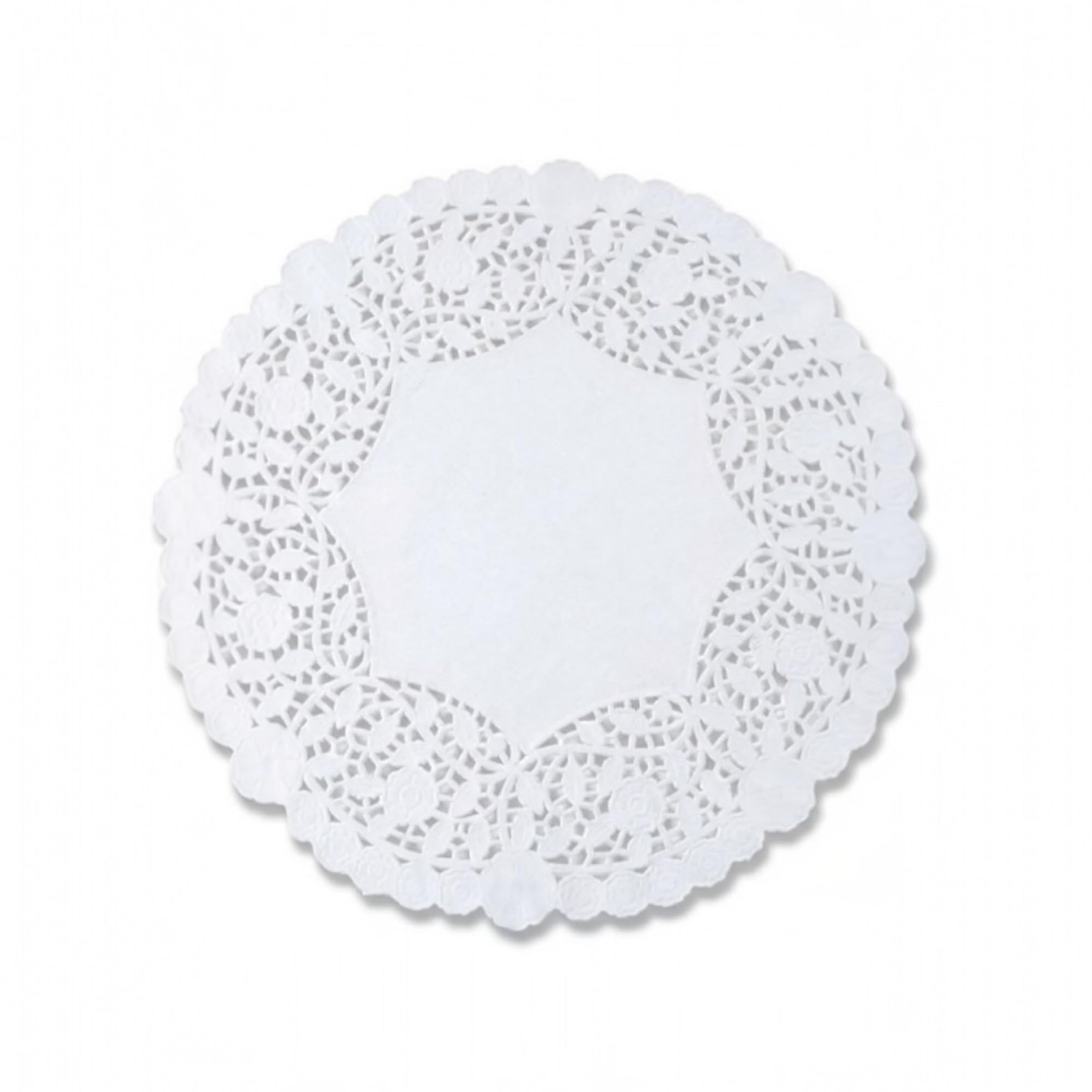 100 White Paper Lace Doilies, Round, Thick and Sturdy, Made in Canada – Ideal…