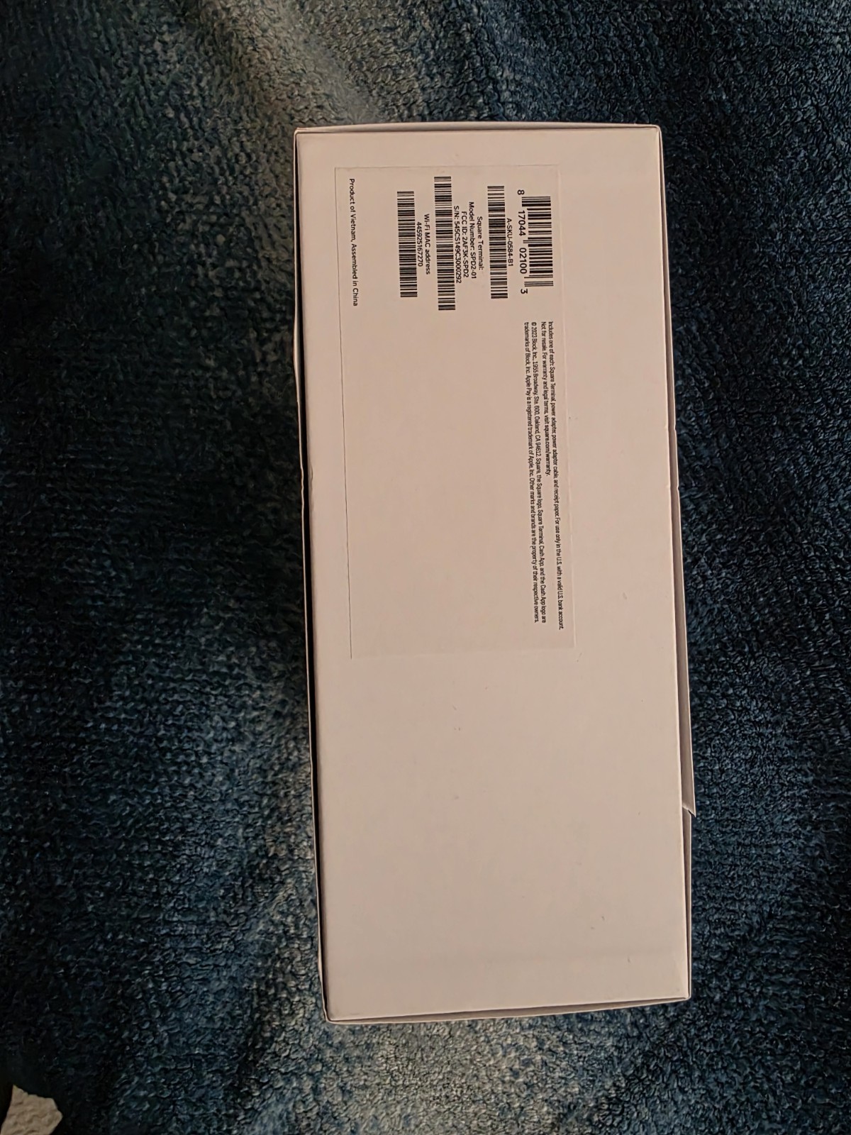 Square Terminal Wireless Credit Card Payment Terminal with Receipt Printer