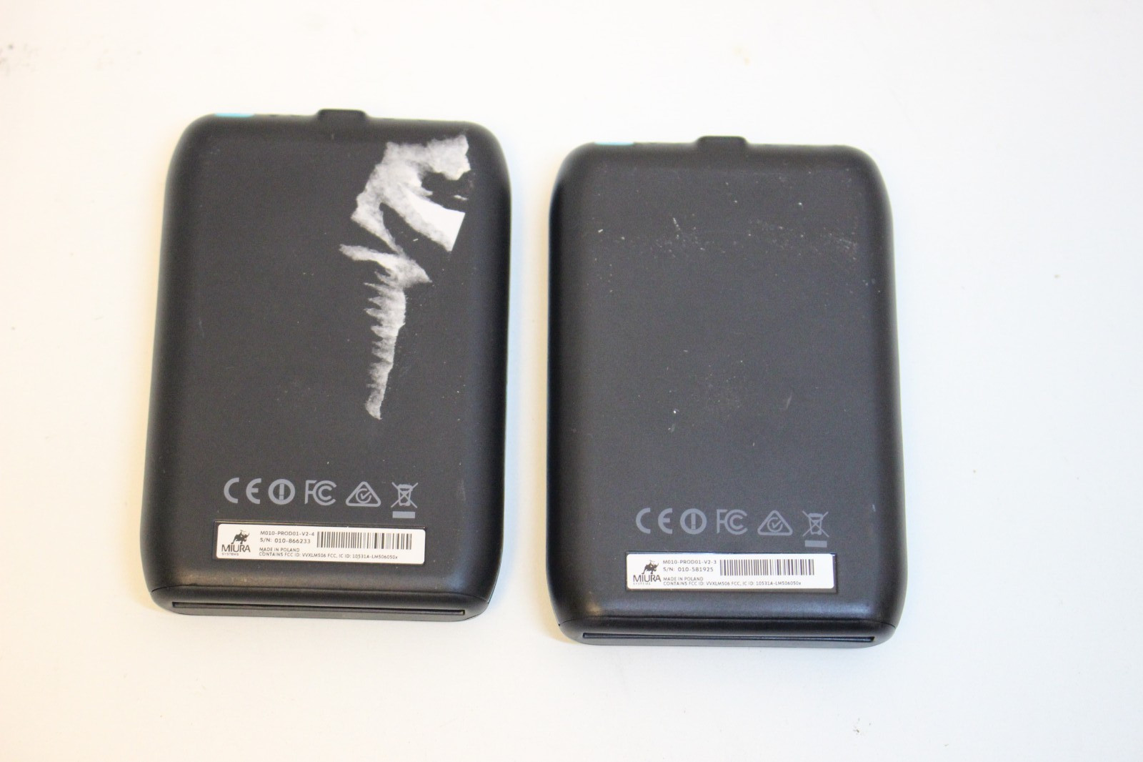 Miura M010-Prod01-V2 Black Wireless Swipe Mobile Credit Card Reader AS-IS Lot 2