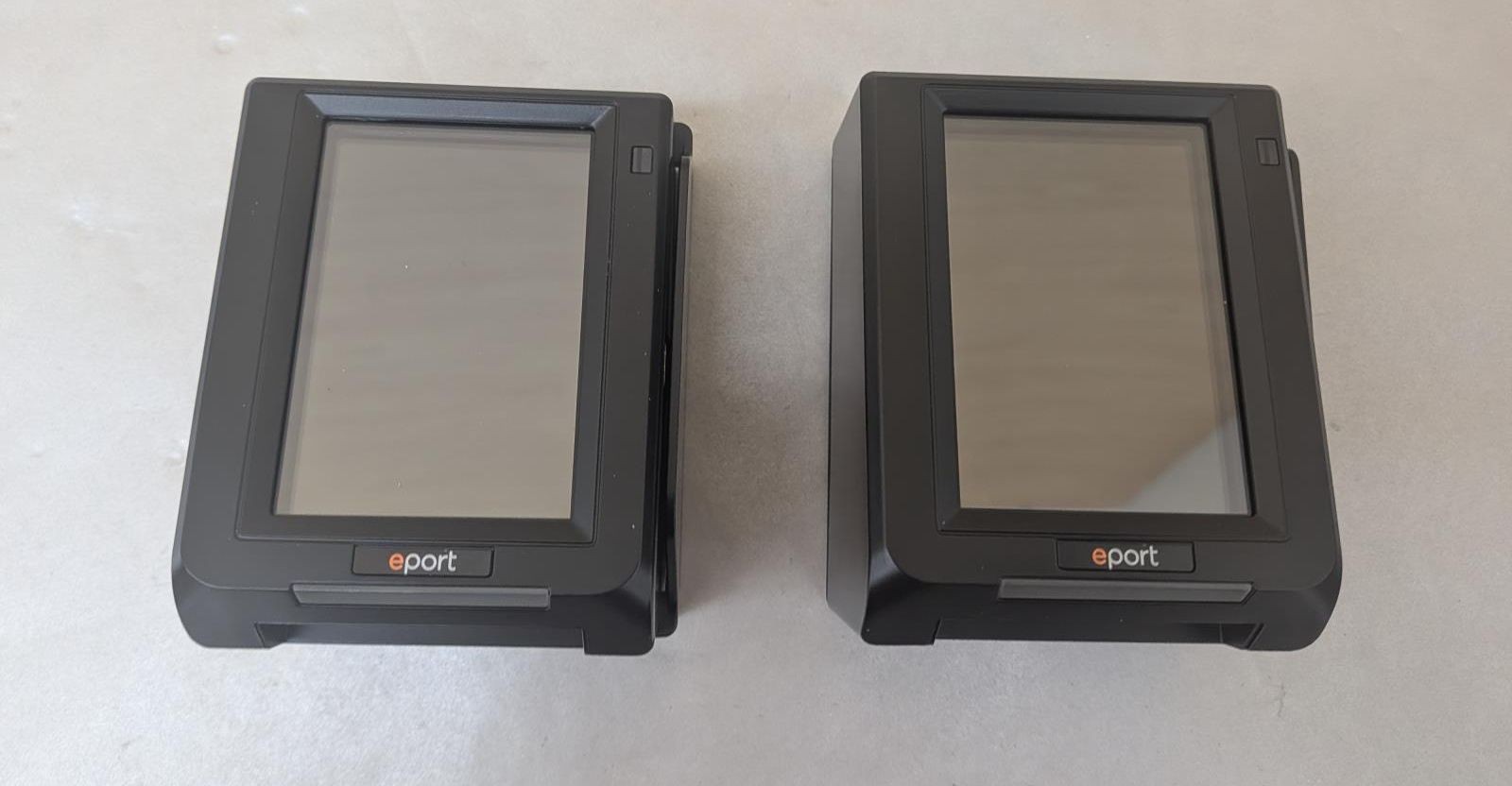 (Lot of 2) ePort Engage UPT1000F Credit Card Terminal w/ Touch RFID Swipe *PARTS