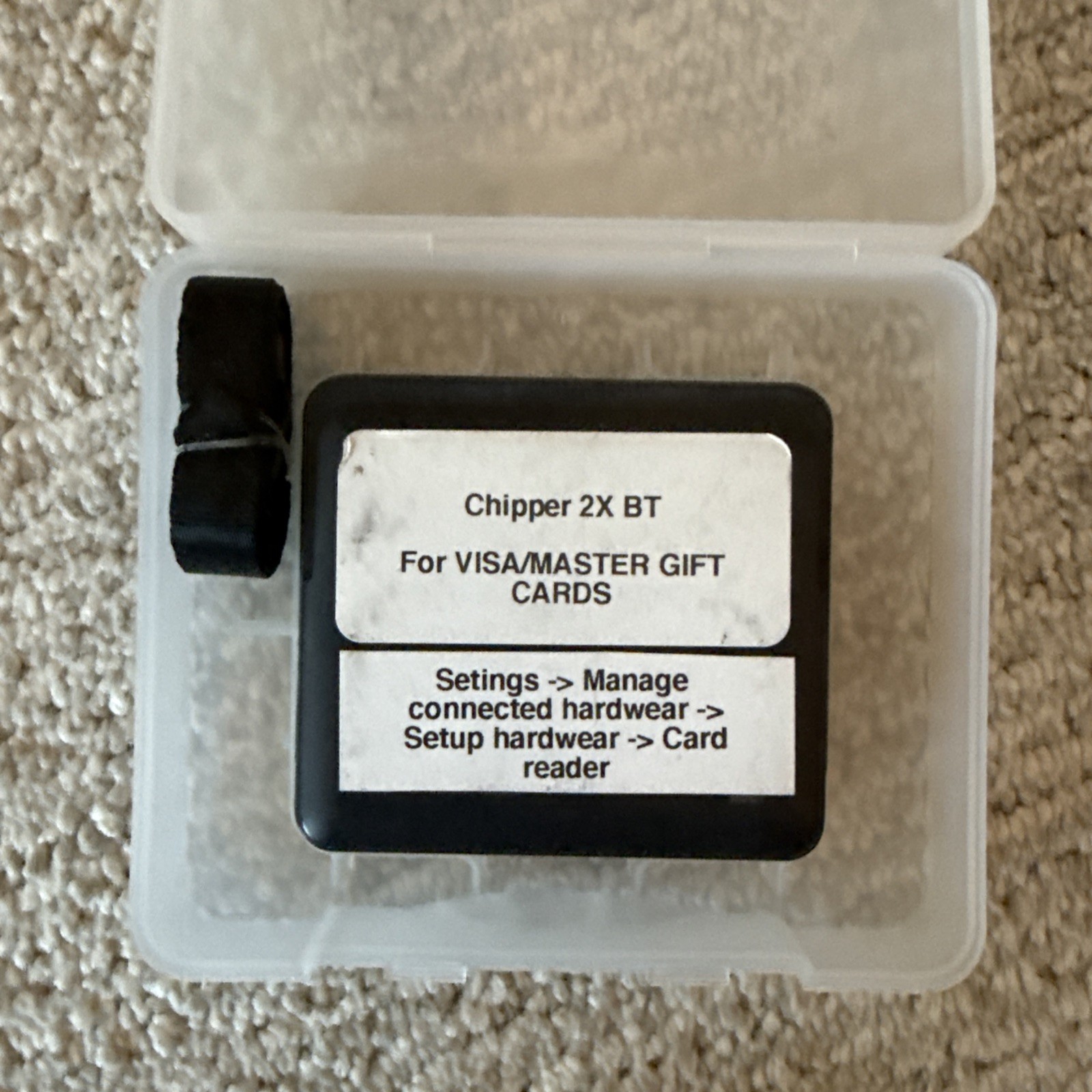 BBPOS Shopify Chipper 3X BT | Bluetooth | Card Reader w/ Base – Lightly used