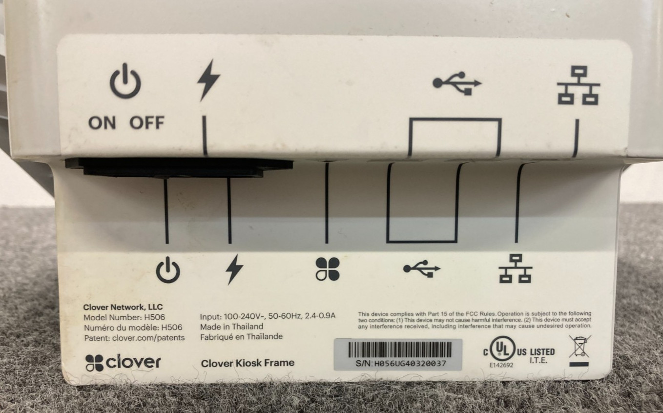 Clover S506 Kiosk Display (Unit Only) – Open Box –