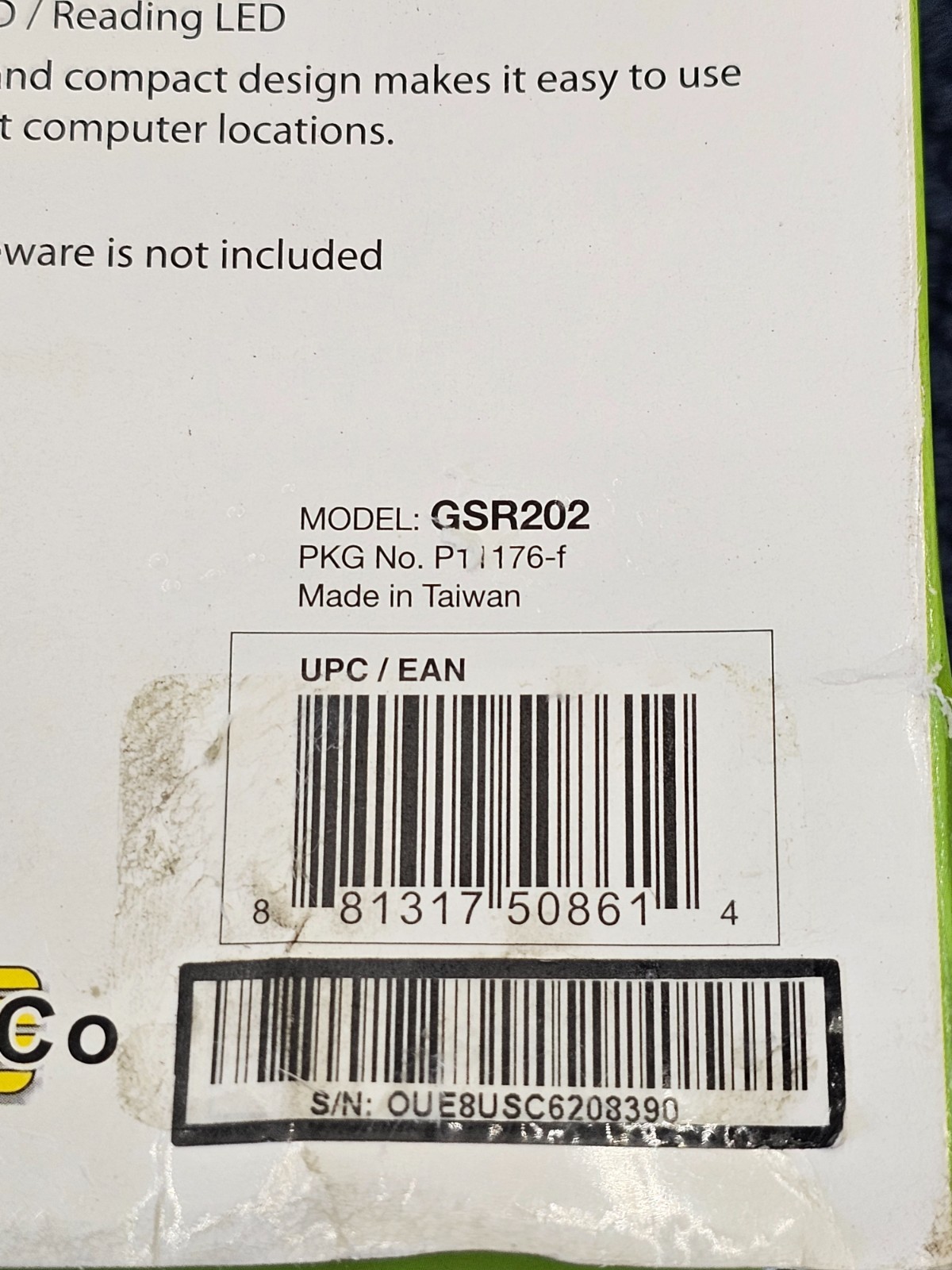 IOGEAR GSR202 USB Common Access Card Reader For Use With CAC Software – Black