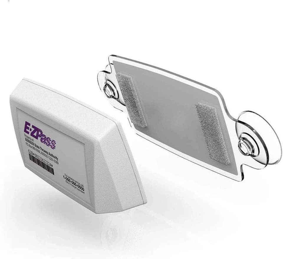 EZ Pass/Ipass/Izoom Toll Tag Fastlane Mounting Kit – 16 Pcs (8 Sets) Reclosable