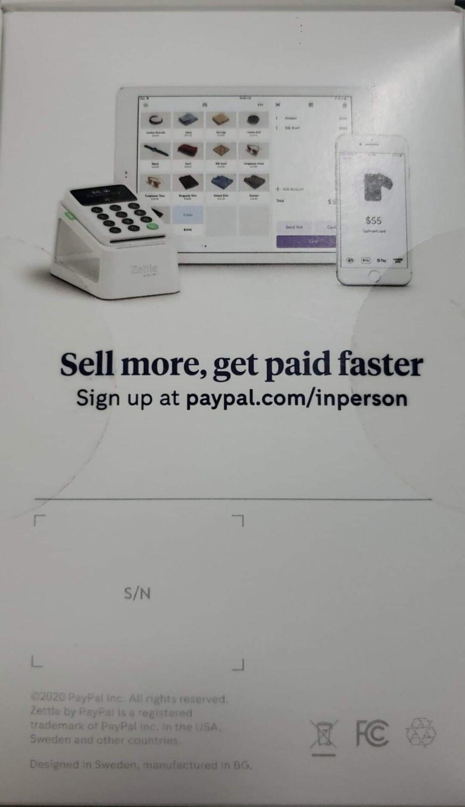 Paypal Zettle 2 Dock Station, Docking station for Zettle Chip Card reader/BLACK