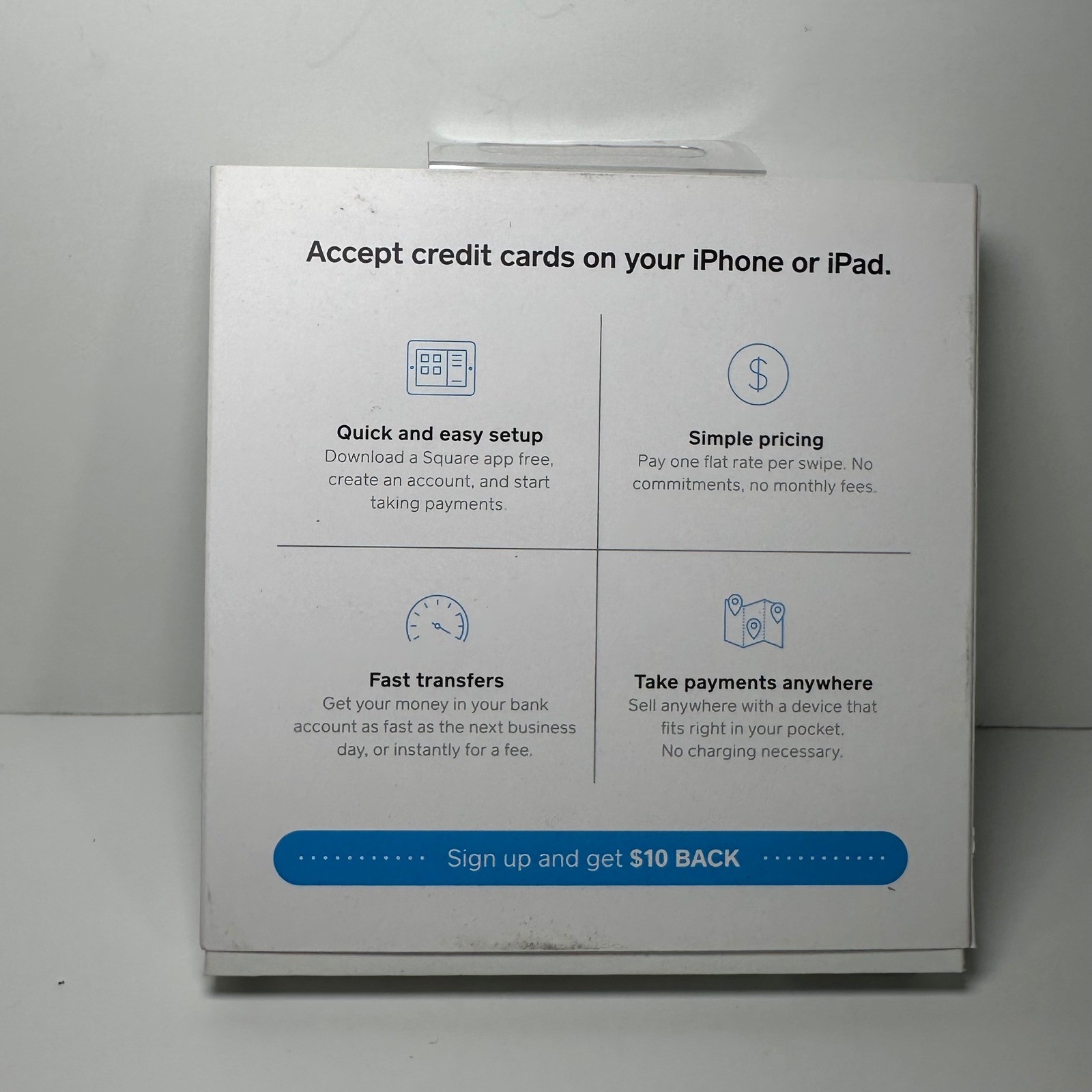 Square Reader for Magstripe Lightning Connector Credit Card Reader
