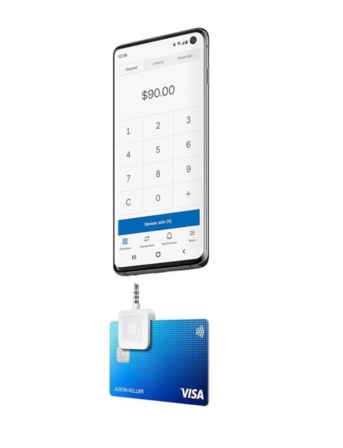 Square A-PKG-0206-01 Credit Debit Card Reader – White for Apple iPhone and…
