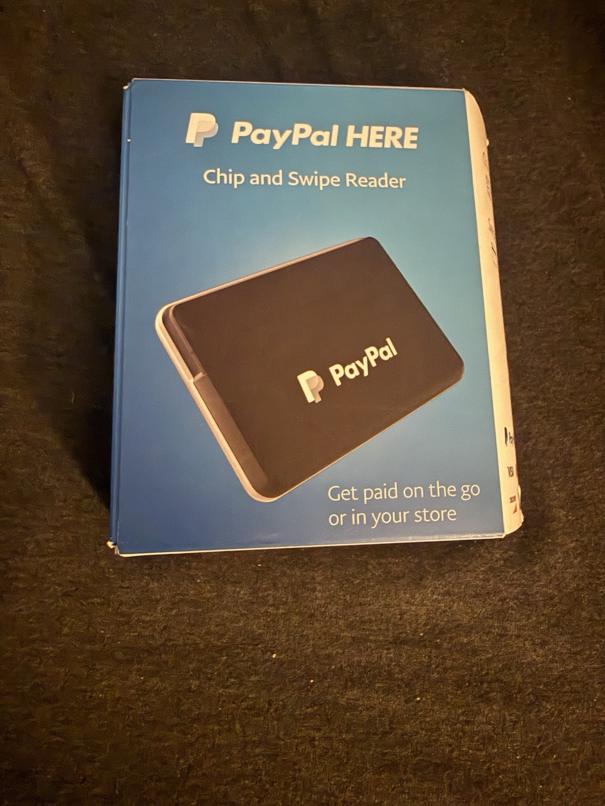 PayPal HERE Chip and Swipe Card Reader, NIB NEW – Never Used Retail Sales Supply