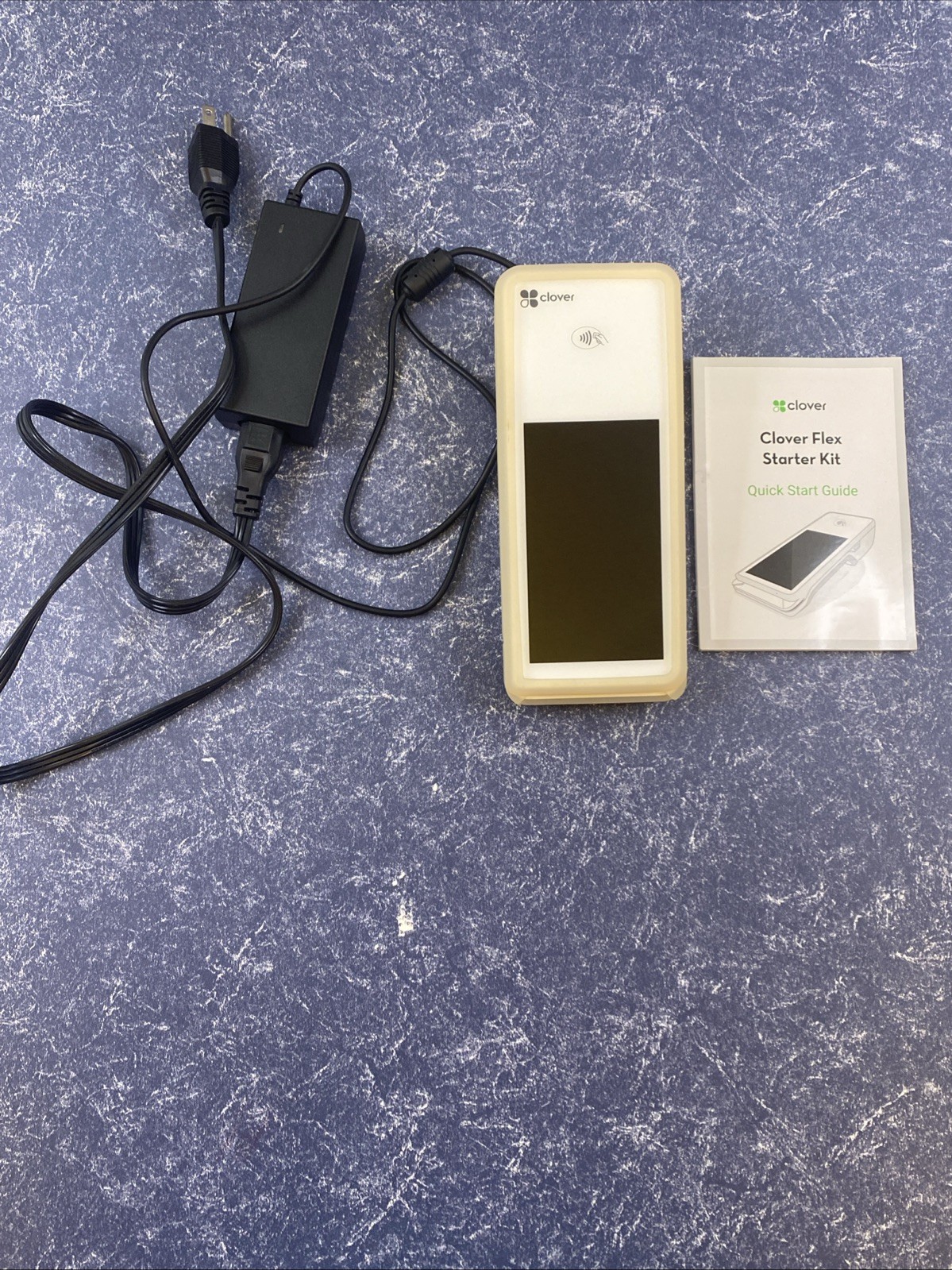 Clover Flex LTE C401U Starter Kit With Cradle K400 And Power Cord Plus Manuel