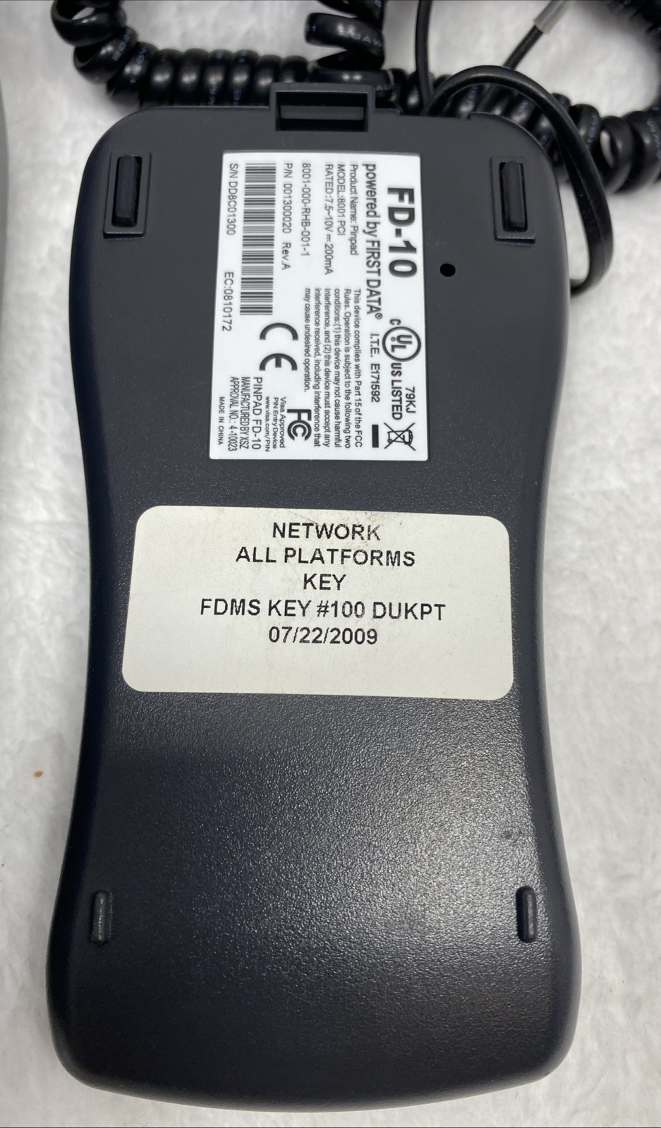 First Data FD50 + FD-10 Credit Card Reader Processing Terminal 