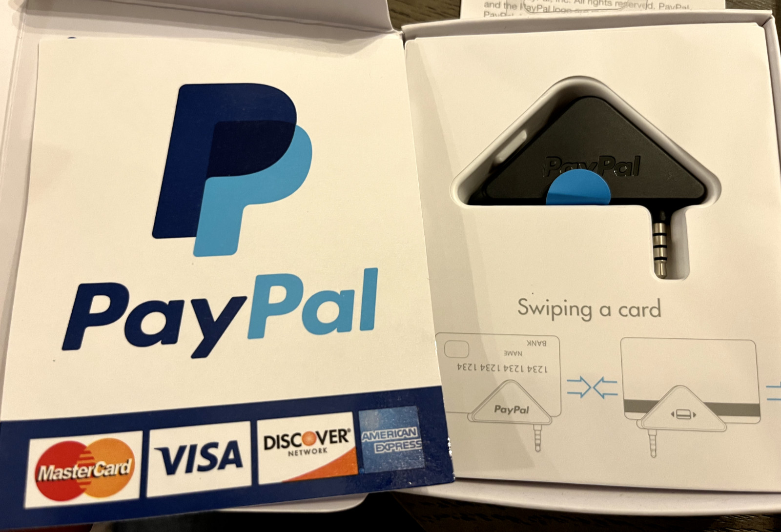 Paypal Mobile Card Reader Scanner Point Of Sale Device iPhone Android Windows