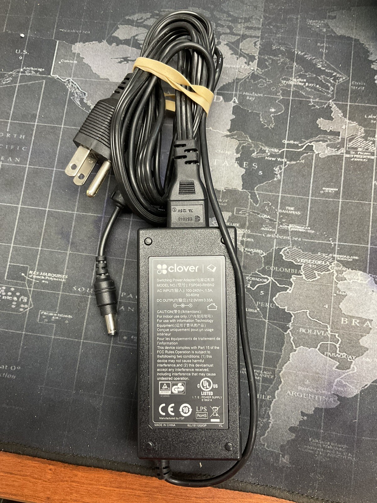 GENUINE OEM CLOVER FSP040-RHBN2 12V 3.33A POWER SUPPLY ADAPTER