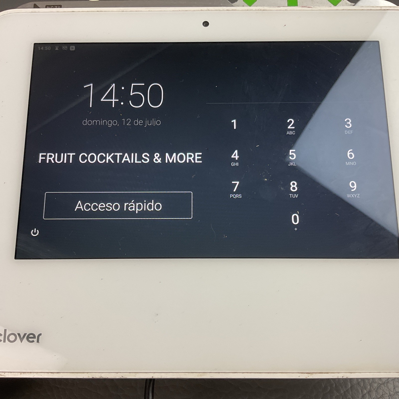 Clover Mini C302U 2nd Gen POS System + Hub & Power Supply–Locked- Working