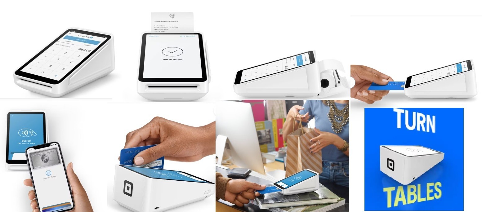 New Open Box Square Terminal Credit Card Reader accepts all payments