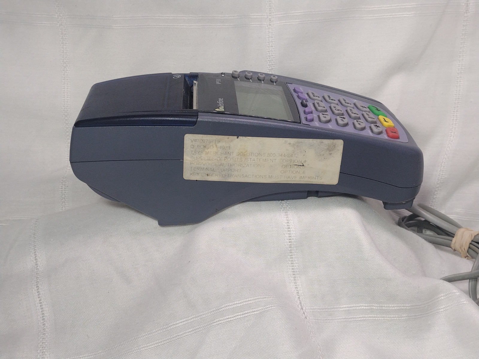 Verifone Payment Terminal OMNI5100 Countertop Payment Business No Cord Untested