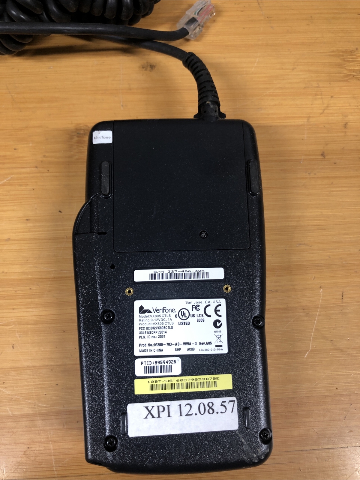 Verifone VX 805 – Pin Pad Card Reader Swipe or Insert Chip