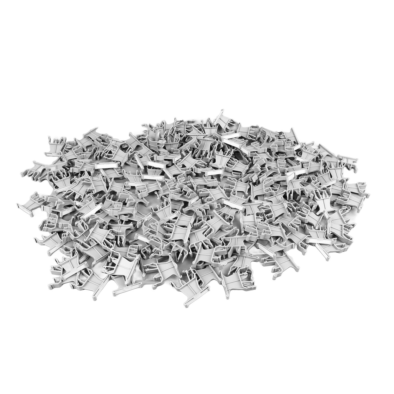 100x Terminal Marker Carrier 35mm DIN Rail Installation UK B1 Marking Label For