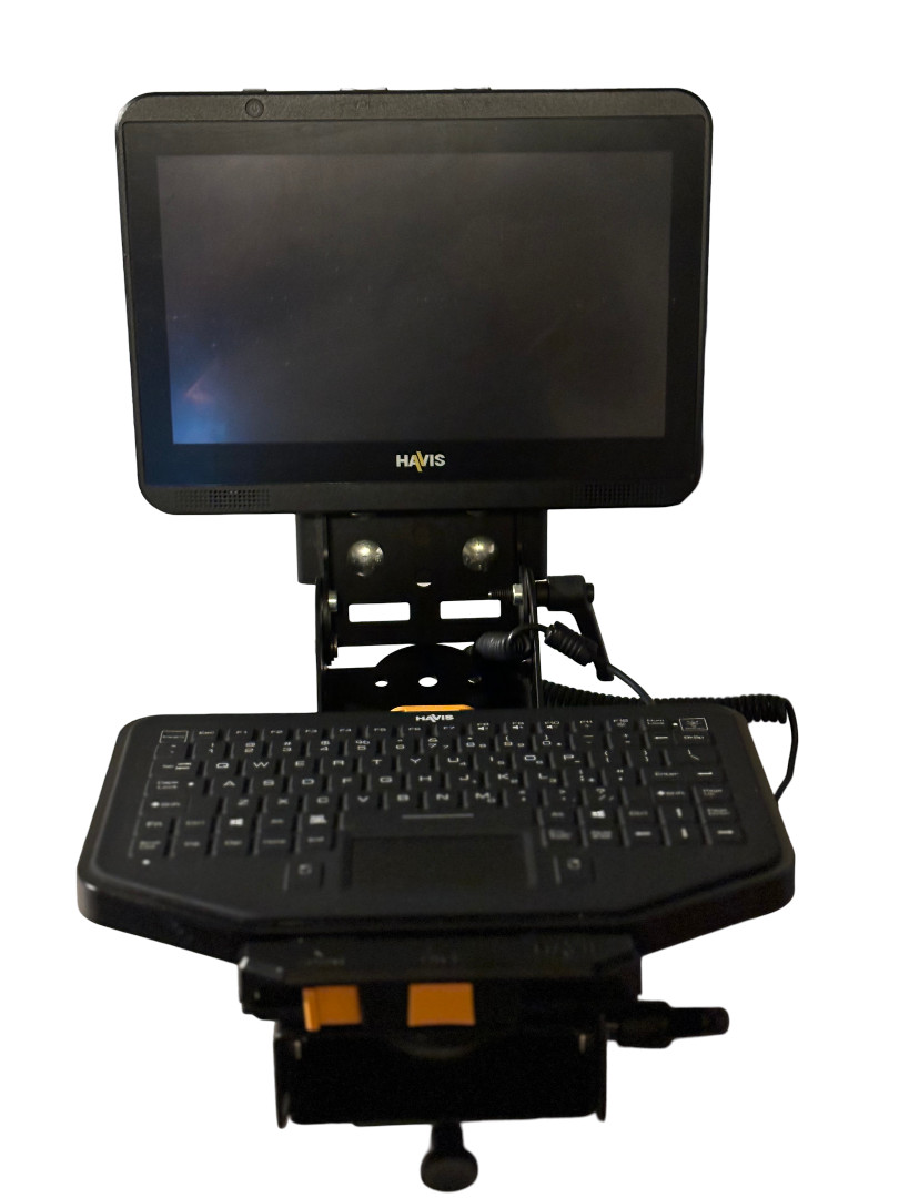 HAVIS TSD-101 11.6″ Vehicle Touch Screen LCD & Full Swivel Car Mount + Keyboard