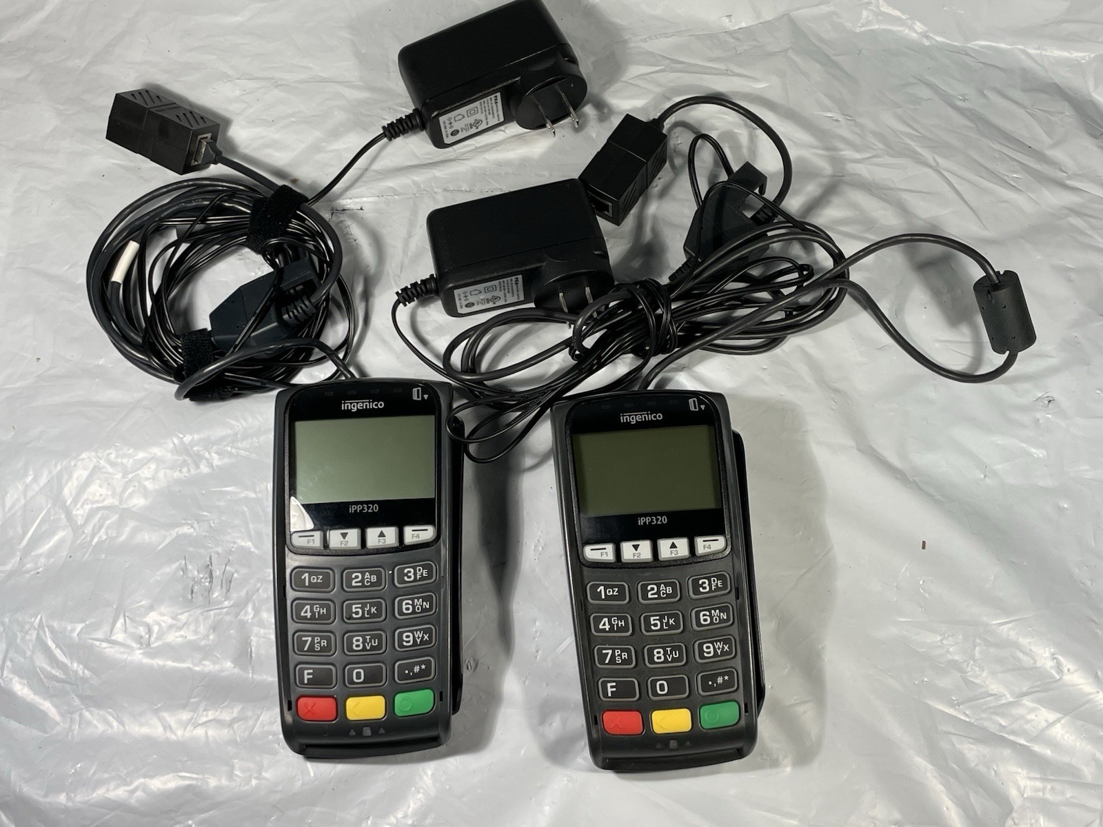 Ingenico iPP320 PIN Pad Payment Terminals + Chargers & Cables – X2 LOT